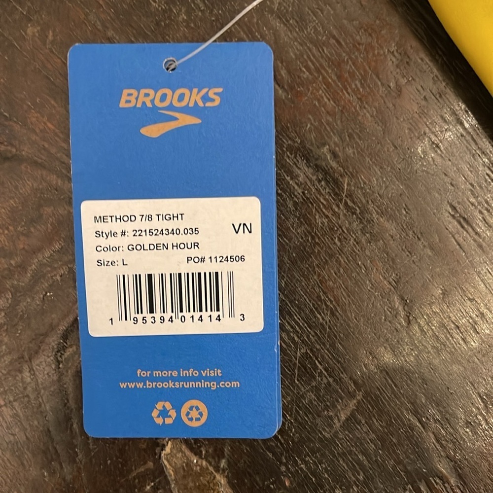 NWT Brooks Women Method 7/8 Tight - Picture 4 of 6